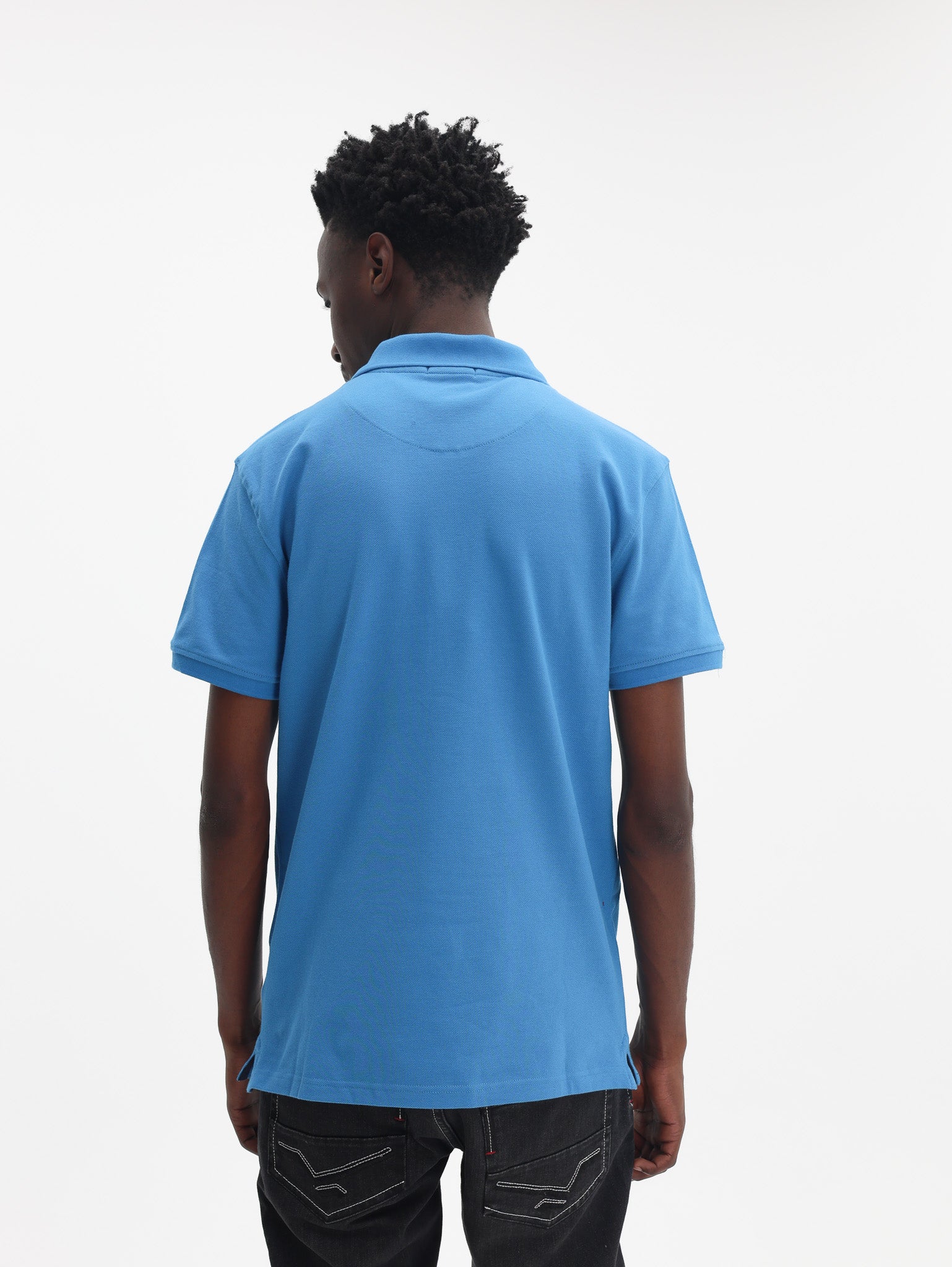 Polo Golfer Logo Blue
